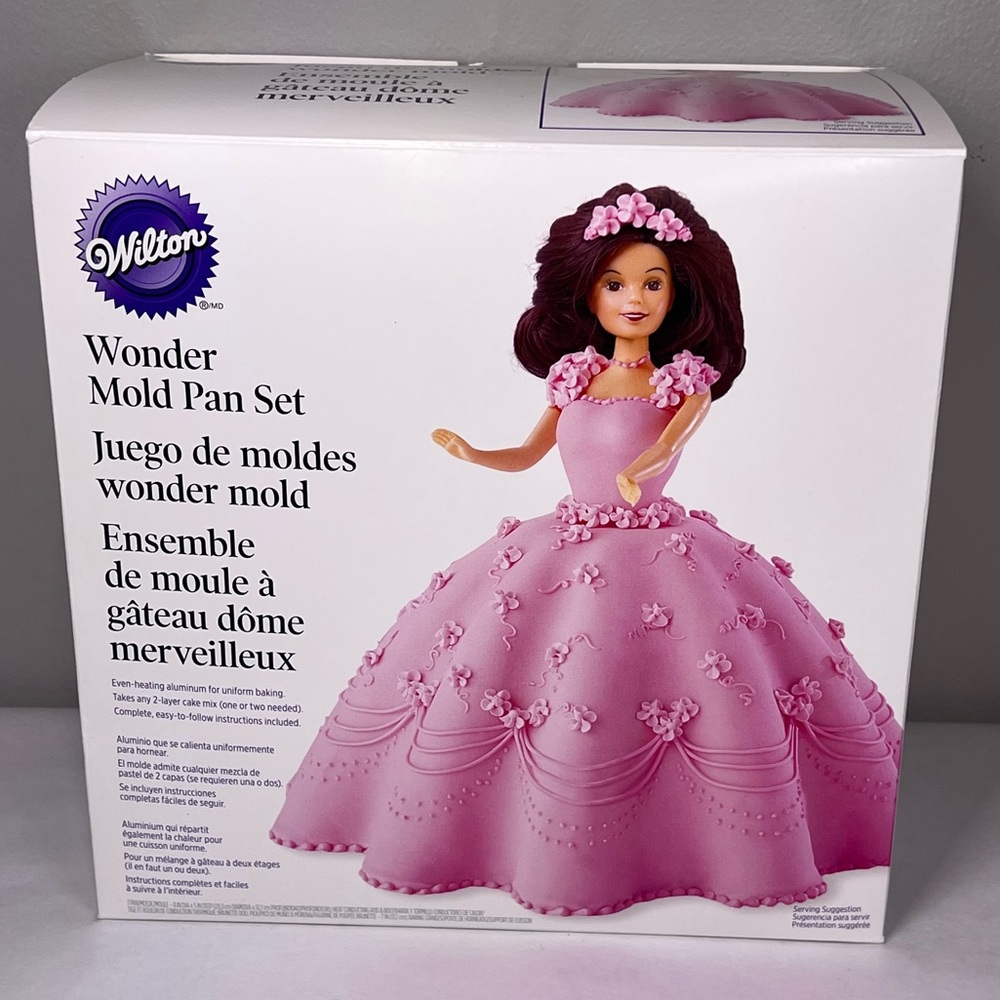 Wilton Mold Pan Set - Barbie Doll Cake Mold - Bake a fun 3D dress shaped cake